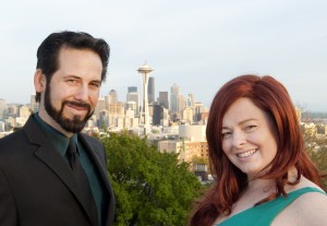 David Muret and Kara Bradford from Viridian Staffing (photo by Harley Lever of Harley's Eye Photography).