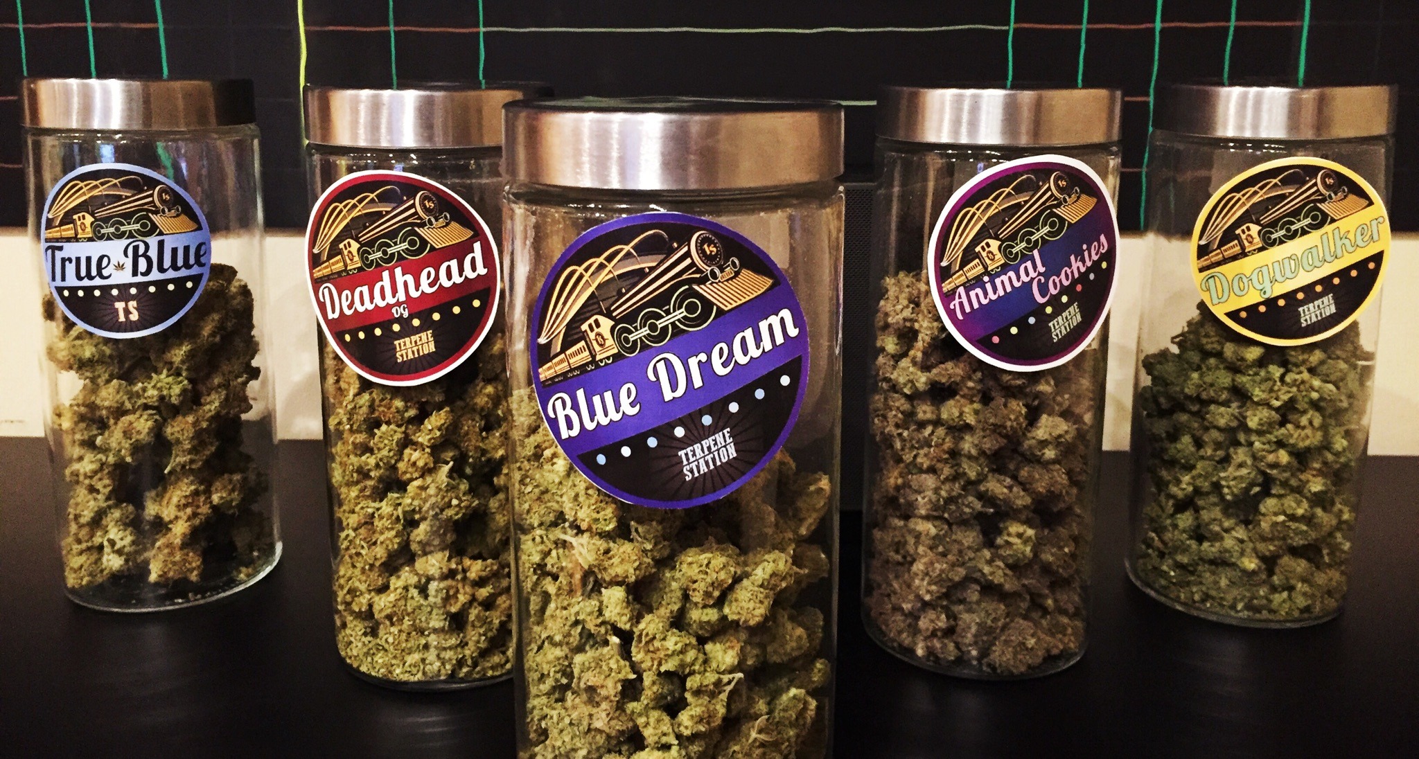 Bulk cannabis on sale at the Terpene Station in Portland, Oregon. 