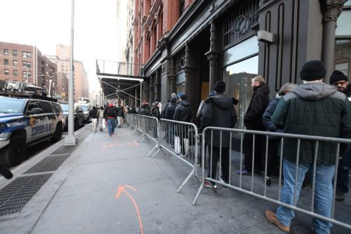 Opening of Housing Works Cannabis - Soft Opening Of The First Adult Use Dispensary In The State Of New York Housing Works Cannabis Co On Dec. 29 2022 In Manhattan. GARY GERSHOFF WIRE IMAGE1 500x333